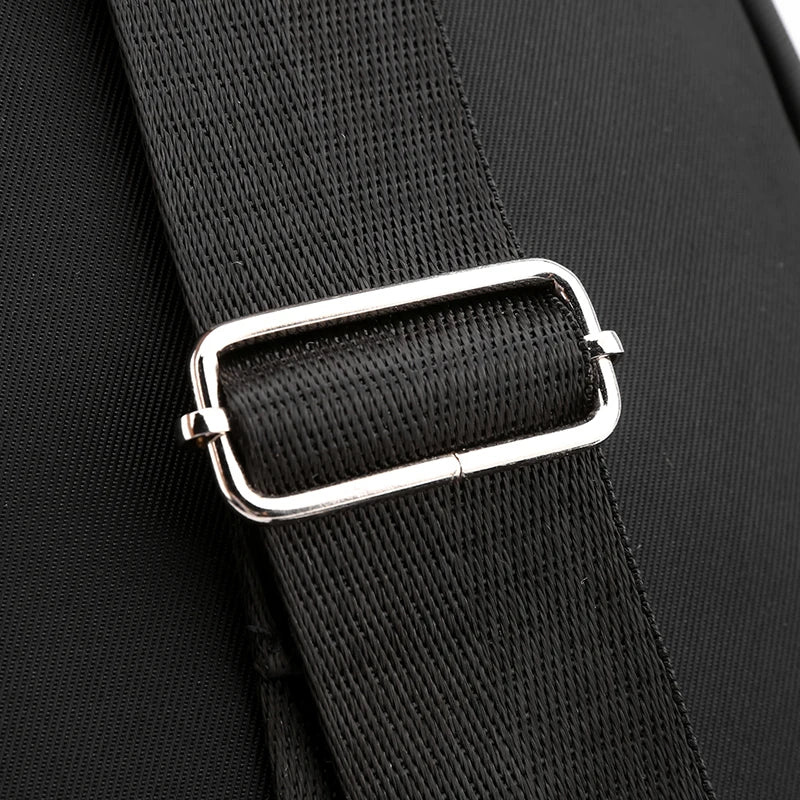Women's Pure Color Nylon Chest Bag – Casual Shoulder & Crossbody Bag, Fashionable High-Quality Female Bag
