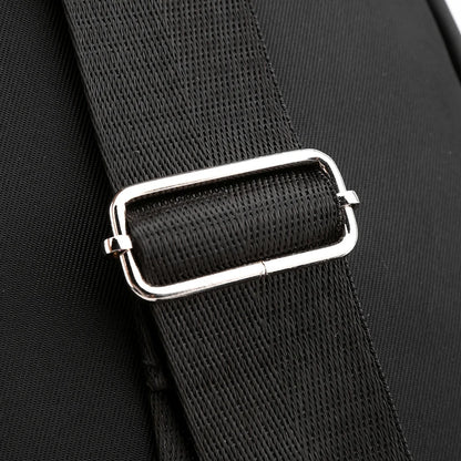 Women's Pure Color Nylon Chest Bag – Casual Shoulder & Crossbody Bag, Fashionable High-Quality Female Bag