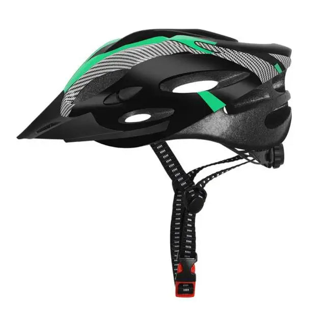 Carbon Fiber Texture MTB Helmet – Adult Mountain Bike & Cycling Safety Cap, EPS Foam Motorcycle Hat for Men & Women