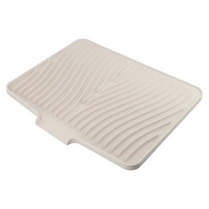 Silicone Dish Drying Mat & Drain Pad | Kitchen Coaster for Pans, Glasses, Tableware with Slope Drainage