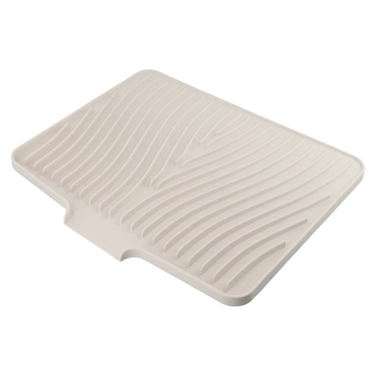 Silicone Dish Drying Mat & Drain Pad | Kitchen Coaster for Pans, Glasses, Tableware with Slope Drainage