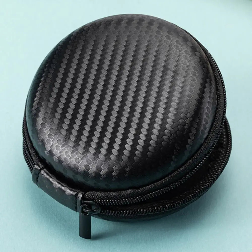 Shockproof Waterproof Headphone Case – EVA Hard Shell Carrying Box with Double Zipper & Dustproof Design