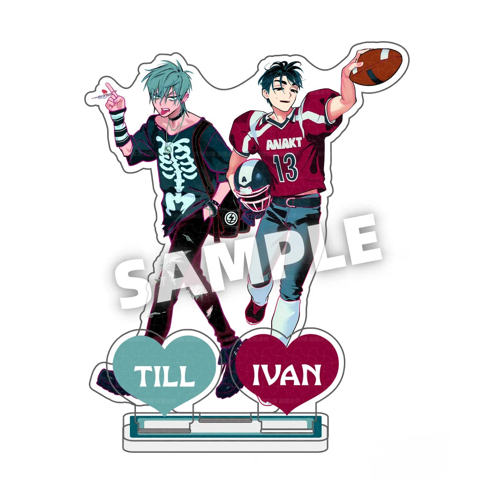 Anime Alien Stage Acrylic Stand Figure - Ivan Till Luka Sua Mizi Desktop Ornament Keychain Collectible Gift