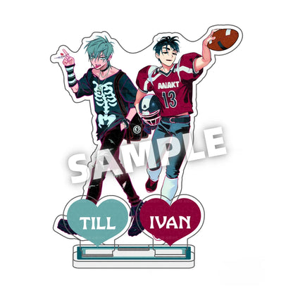 Anime Alien Stage Acrylic Stand Figure - Ivan Till Luka Sua Mizi Desktop Ornament Keychain Collectible Gift