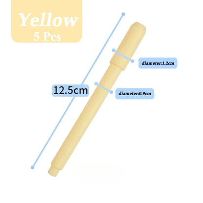 5-Piece Pencil Extender Set – Art Pen Grip & Holder for Sketching, Colored Pencils, School & Office Supplies