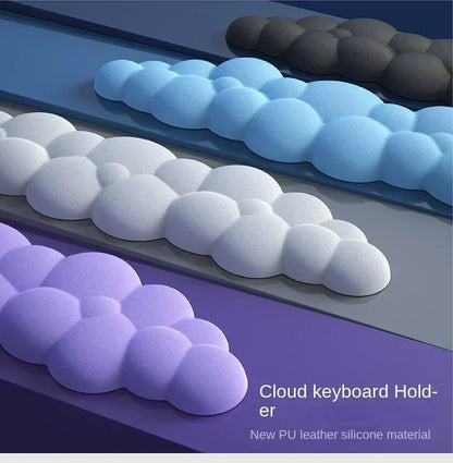Memory Foam Mouse Pad with Wrist Rest – Anti-Slip Keyboard Cloud Desk Pad for Office & Gamer Comfort