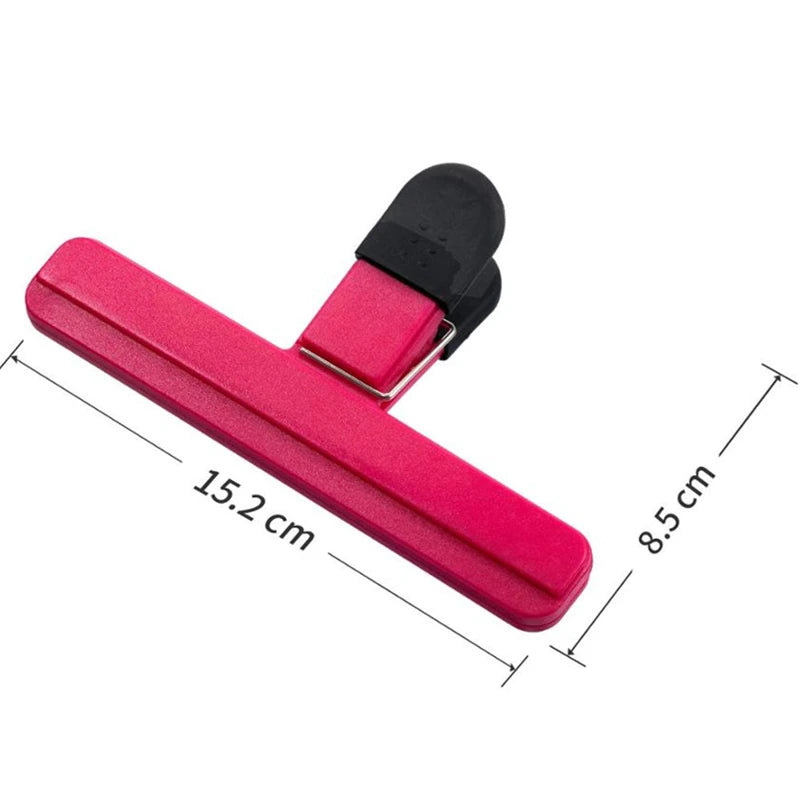 Portable Bag Clips – Plastic Kitchen Food & Snack Sealer Clamp for Storage and Organization