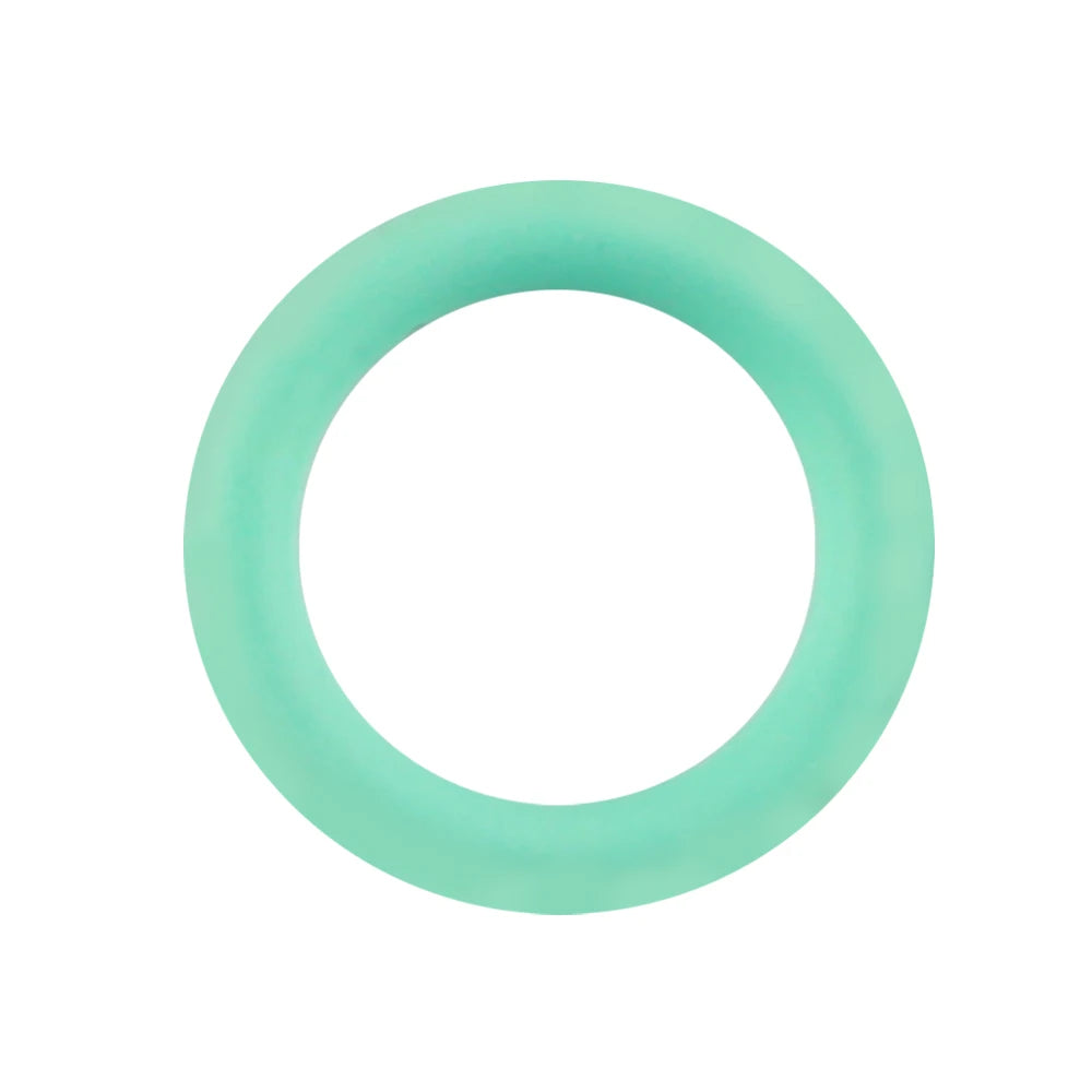 Kovict Silicone Ring Pendant Blanks - 65mm Round Printed Rings for DIY Jewelry & Craft Making