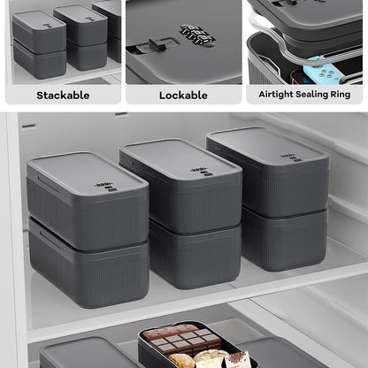 Lock Box with Locker – Secure Storage Safe for Office, School, Home, Medicine, Food, Snacks, and Files