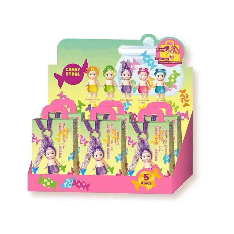 Candy House Angel Keychain Blind Box – Handmade Cartoon Doll Pendant & Mystery Gift