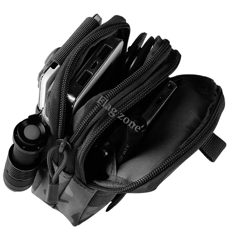 Multifunction Tactical Waist Bag – Molle EDC Pack for Men, Outdoor Sport, Hiking, Hunting & Mobile Phone Pouch
