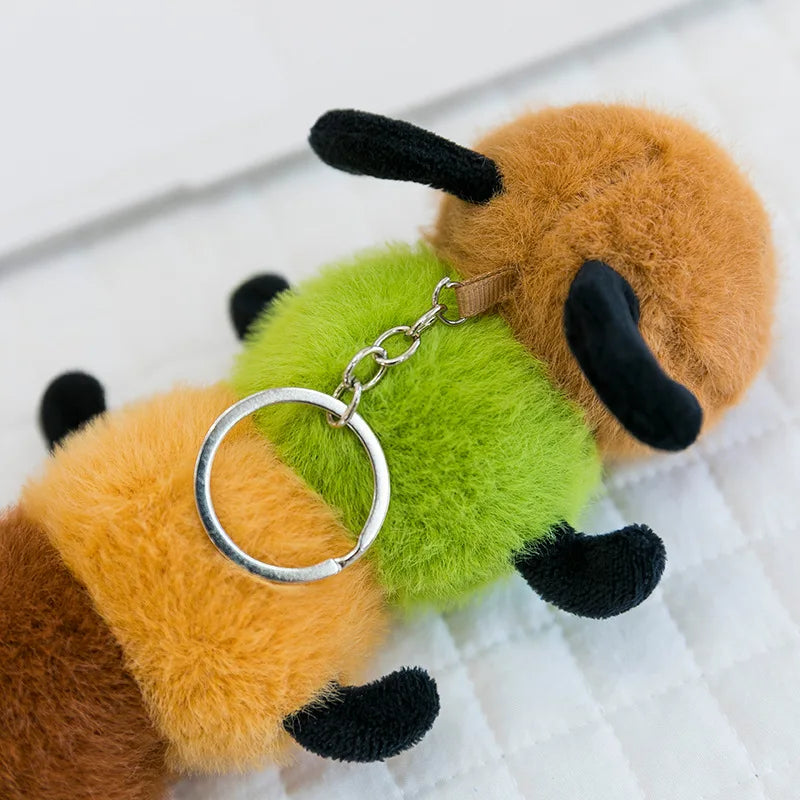 Cute Insect Plush Keychain - Cartoon Bug Spider Bee Bag Pendant & Creative Gift
