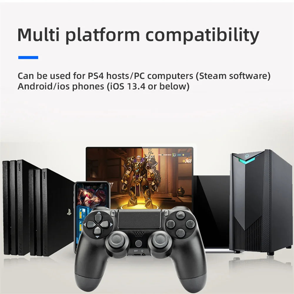 Wireless Bluetooth Controller for PS4 - SONY Gamepad Joystick for PlayStation 4, PC, and Android