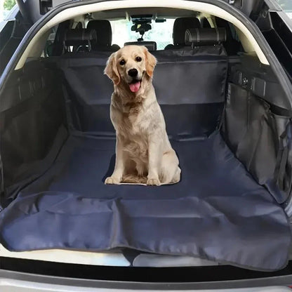 Universal Waterproof Cargo Mat - Polyester Fiber Trunk Liner & Pet Mat for Car and SUV Protection