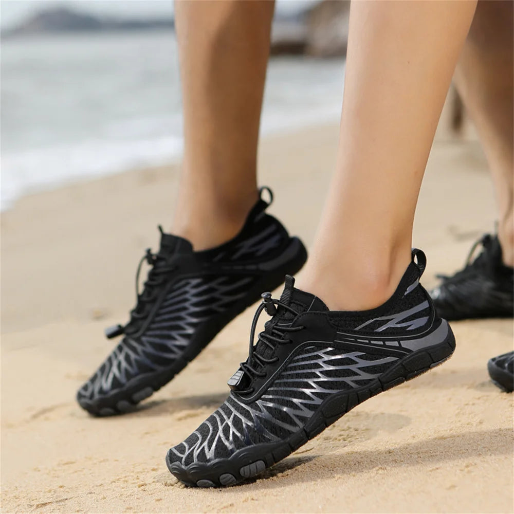 Unisex Aqua Water Shoes – Anti-Slip Quick-Dry Barefoot Sneakers for Beach, Swimming, Wading & Outdoor Activities