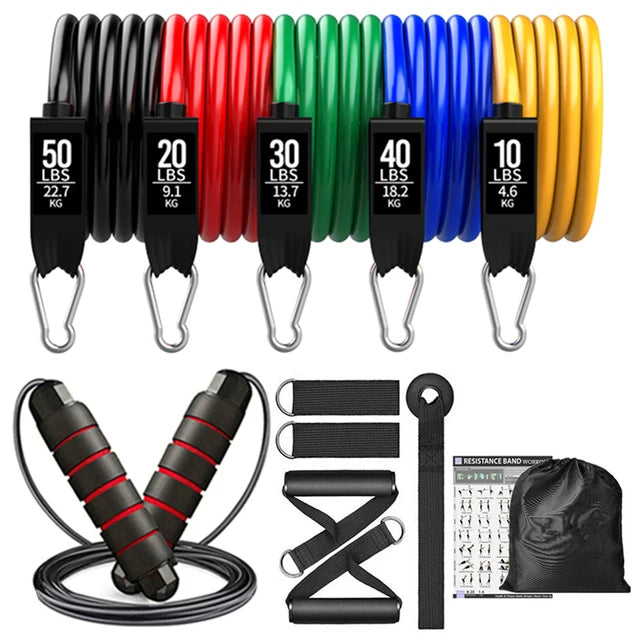 300lb Booty Resistance Band Set – Elastic Workout Harness for Home, Gym, Training & Dumbbell Exercises