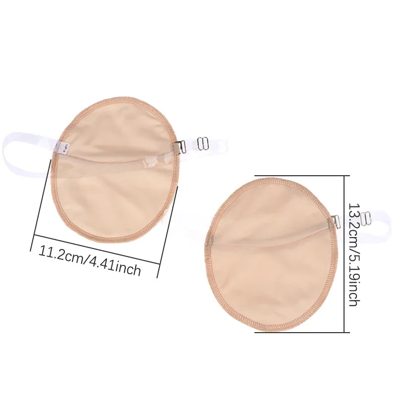 Underarm Sweat Pads for T-Shirt & Vest – Washable Armpit Sweat Guards, Sweat-Proof Clothing Protector for Women & Girls