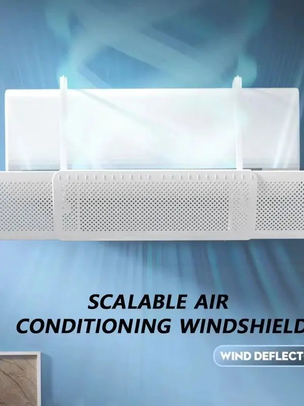 Adjustable Air Conditioning Windshield – Anti-Direct Blowing AC Vent Deflector & Dust Cover