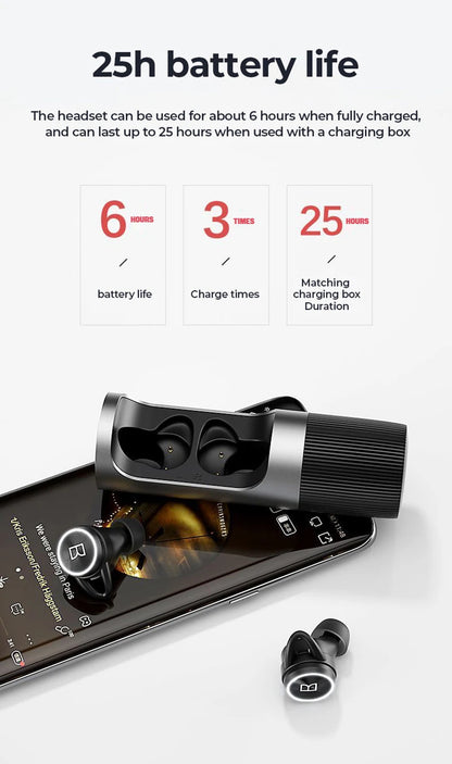 Monster Clarity 101 AirLinks TWS Earbuds | ENC Noise-Cancelling Waterproof Bluetooth Headphones