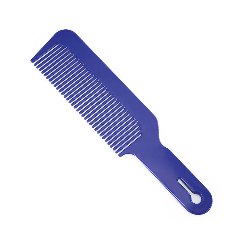 Portable Hairdressing Comb – Wide Tooth Flat Top Clipper Comb for Oil Head Styling & Heat-Resistant Use