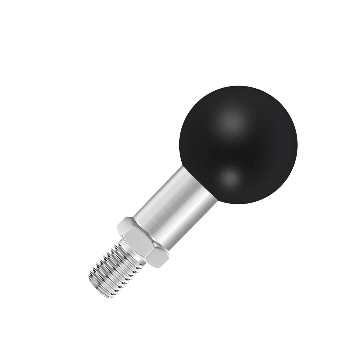 1" Ball Head Car & Motorcycle GPS Holder Mount – 10mm Base for GoPro, Yi, Insta360 & Phone Accessories