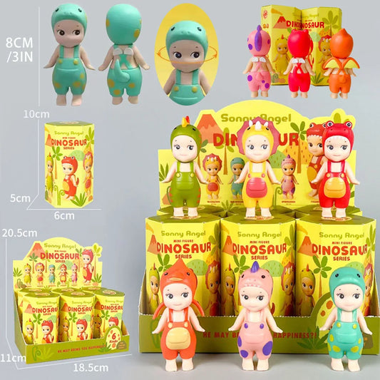 New Sonny Angel Dinosaur Series Hippie Doll – Cute Car & Mobile Phone Ornament Toy Gift for Kids