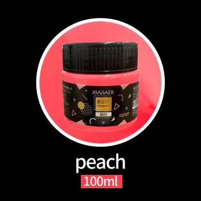 300ML/100ML Gold & Metallic Silver Acrylic Pigment – Pearlescent Bronze for Acrylic Painting, Xiajiaer Art Pigment