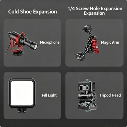 M5TD Reversible Camera Cage Handle - Metal Mount for Camera Cage Expansion and Rigging