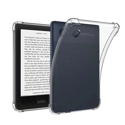 Slim Shockproof TPU Case for 6" Kobo Clara — Compatible with Colour, BW & 2E eBook Reader