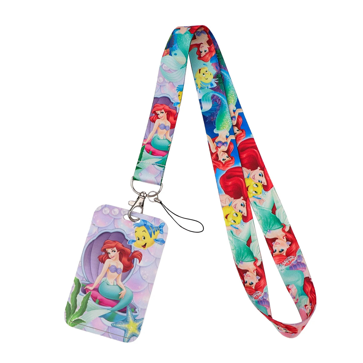 Cartoon Stitch Credential Holder Lanyard – Cute Neck Strap for Keychain, Pass & Credit Card Holder Accessories