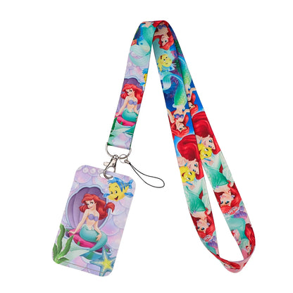 Cartoon Stitch Credential Holder Lanyard – Cute Neck Strap for Keychain, Pass & Credit Card Holder Accessories