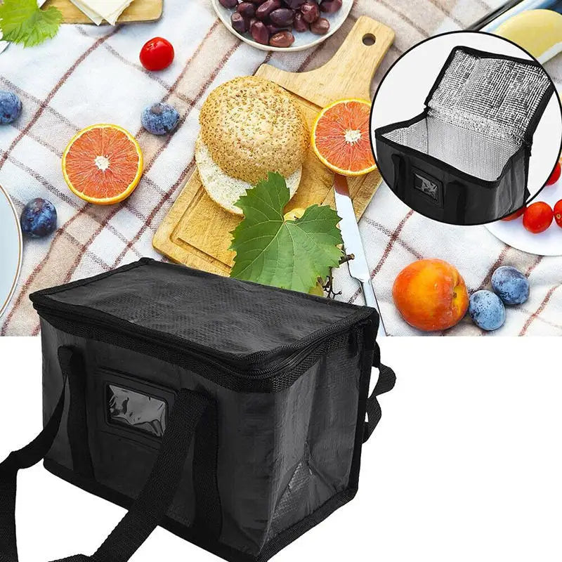 Insulated Thermal Cooler Bag 16L/28L/50L/70L – Large Capacity Food & Drink Storage Lunch Bag with Foil Lining for Hot & Cold Use