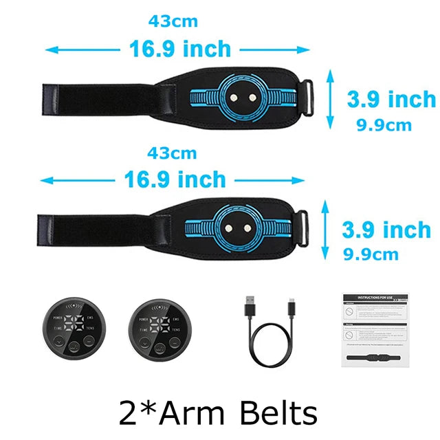 Smart Abdominal Muscle Trainer — EMS Toning Belt for Abs, Arms, and Legs Home Fitness Massage Equipment