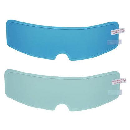 4PCS Universal Motorcycle Helmet Anti-Fog & Rainproof Film - Clear Coating Sticker for Helmet Accessories