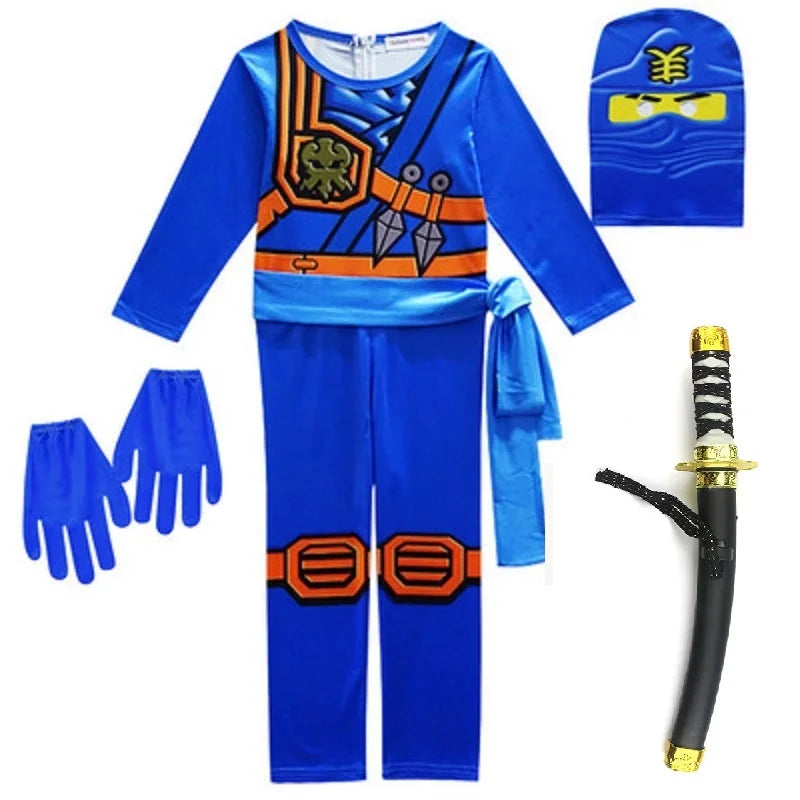 NINJA Cosplay Advanced Role Playing Costume Jumpsuit Set – Halloween & Christmas Party Ninja Superhero Outfit