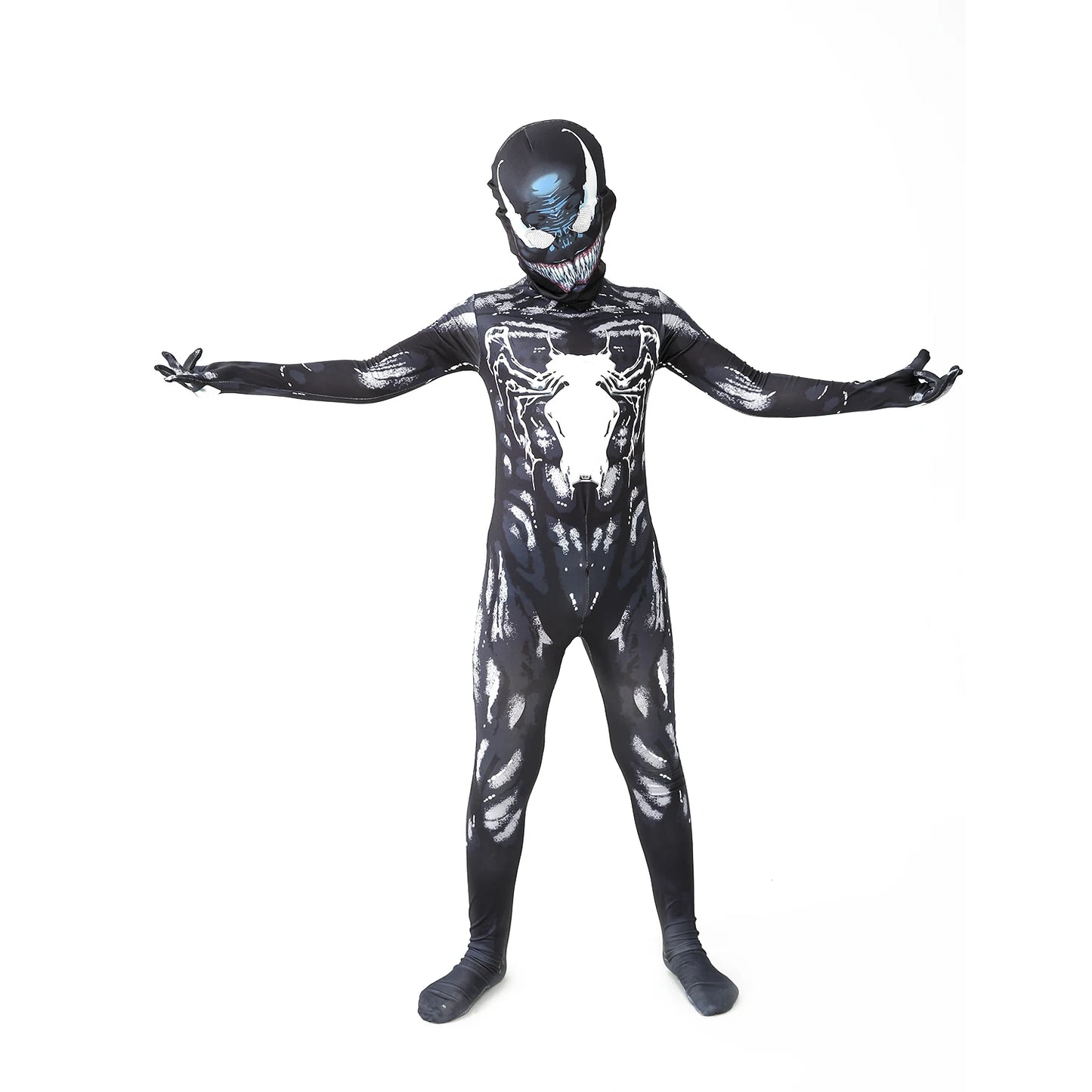 Venom Cosplay Costume – Superhero Halloween Jumpsuit Suit Symbiote Spider-Man Outfit