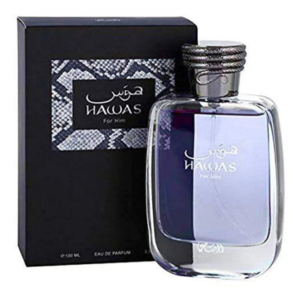 Hawas Perfume for Men – Long-Lasting Gentleman Eau de Parfum Spray, High-Quality Male Cologne Fragrance