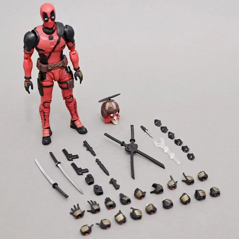 Deadpool X-Men Legend Series Action Figure - Wade Wilson Jointed Collectible Model Toy for Display & Gift
