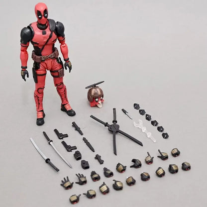 Deadpool X-Men Legend Series Action Figure - Wade Wilson Jointed Collectible Model Toy for Display & Gift