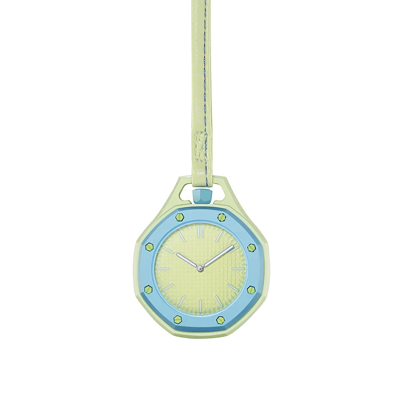 Multicolor Silicone Pocket Watch – Portable Fashion Student Watch with Sling, Trendy Everyday Accessory and Gift