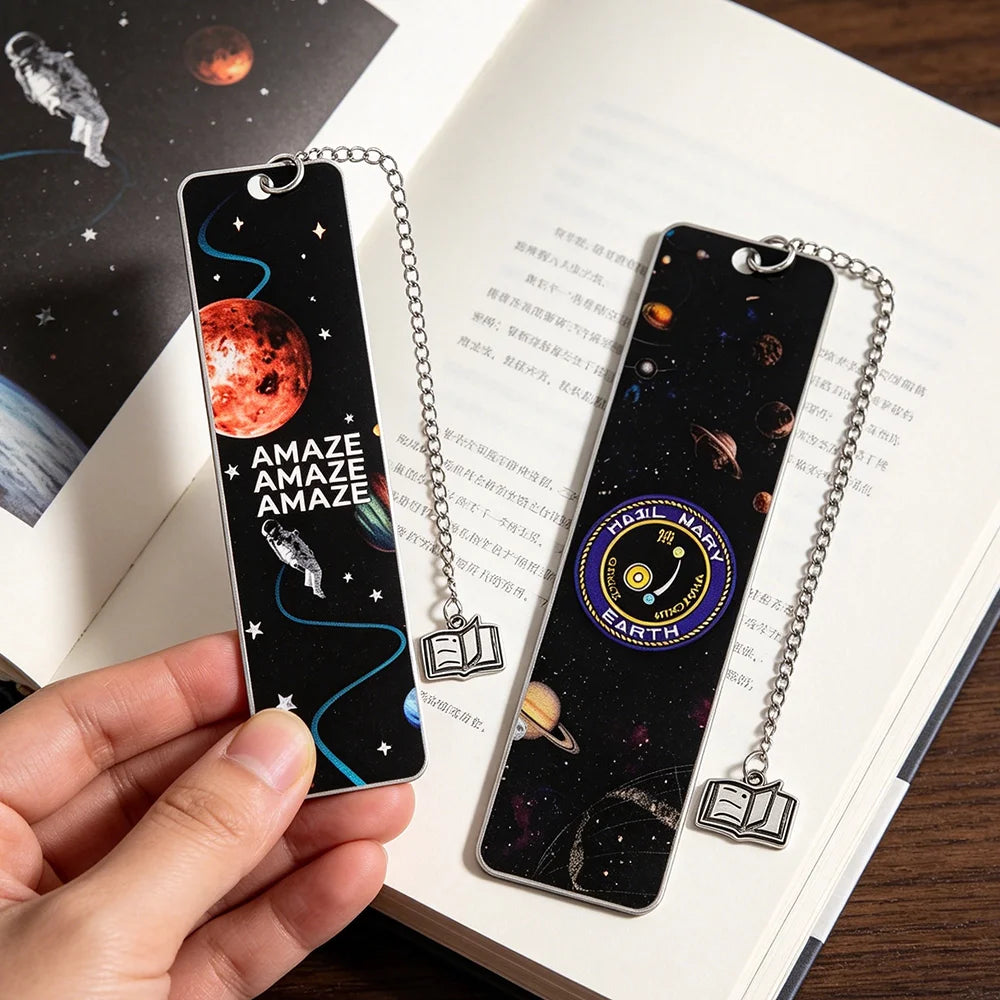Project Hail Mary Double-Sided Bookmark - Sci-Fi Movie Collectible and Reading Accessory Gift for Book Lovers