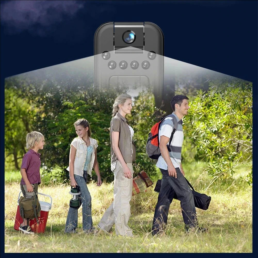 1080P HD Mini Body Camera - Portable Digital Video Recorder with Night Vision and Infrared Recording
