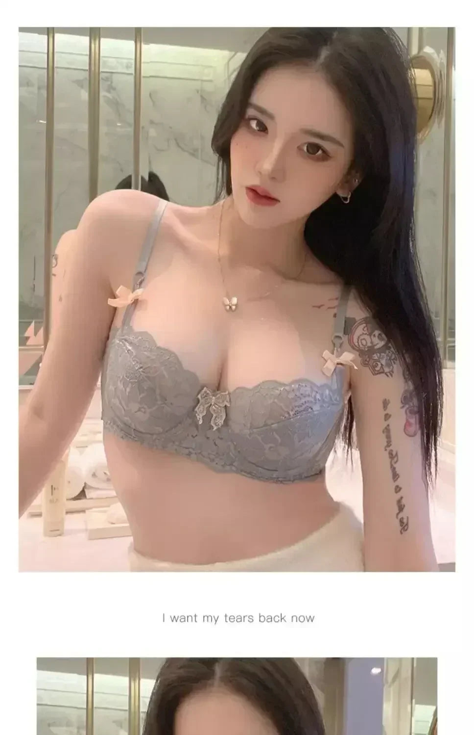 MOYISU French Romantic Lace Bra – Comfortable, Breathable & Sexy Slim Fit Underwear for Women