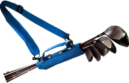 Mini Lightweight Golf Club Bag – Portable Carrier for Golfer with/without Ball Pouch, Driving Range & Training Case