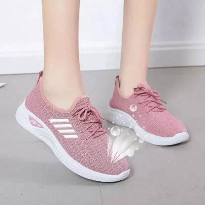 New Women's Lightweight Sports Shoes – Breathable Mesh, Soft Sole Casual Sneakers