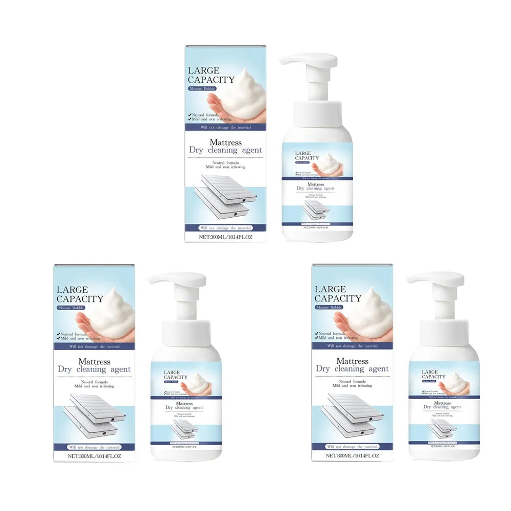 Mattress & Upholstery Stain Remover - Dry Cleaning Foam for Coffee, Wine, Urine, Cosmetics & Fabric Care