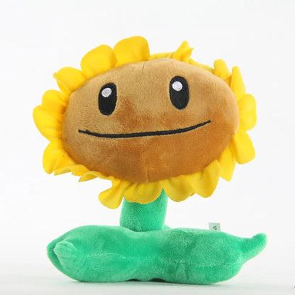 Plants vs Zombies 2 Plush Toys — Peashooter & Sunflower Stuffed Dolls Anime PVZ Gift for Kids