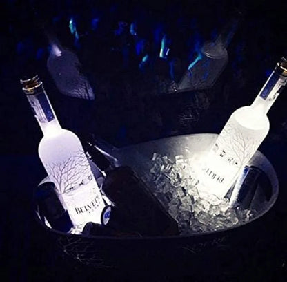 LED Coaster Lights - Illuminate Your Bar, KTV, Wedding, Party, and More with 5/10/30PCS Luminous Bottle Stickers Decoration