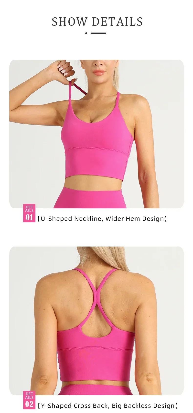 2-Piece Women’s Yoga Tracksuit – Athletic Pilates Fitness Set with Sports Bra & Leggings for Gym Workout