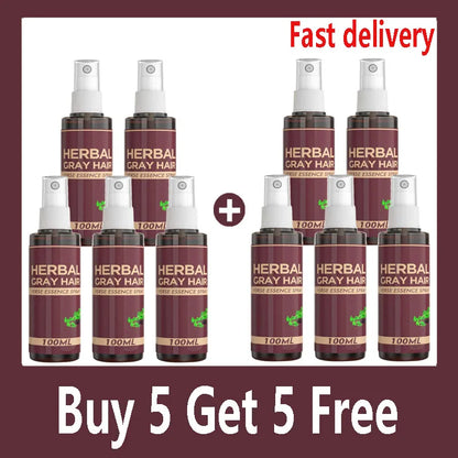 White Hair Killer – Gray Hair Remover & Natural Hair Color Restorer in 7 Days